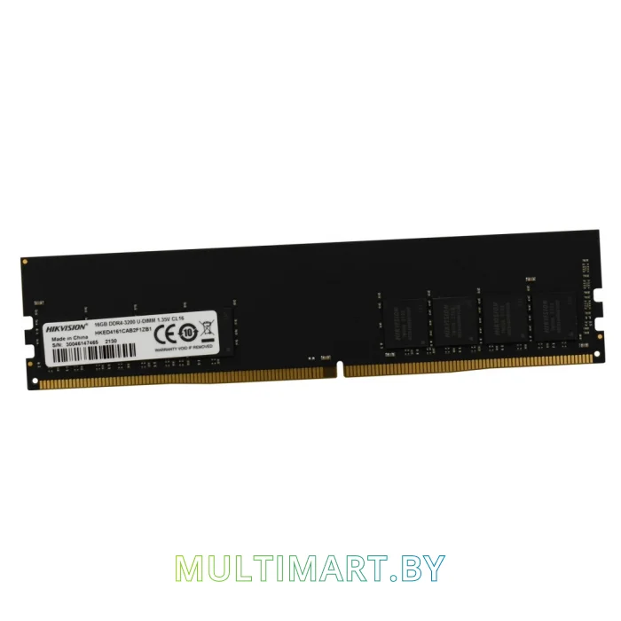 Оперативная память Hikvision 16GB DDR4 PC4-25600 (HKED4161CAB2F1ZB1/16G)
